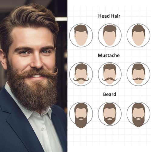 Handves Folding Pocket Comb Small Metal Mustache Beard Comb Travel Mini Portable Fits Combs Stainless Steel Hair Styling Grooming Tool for Home Men