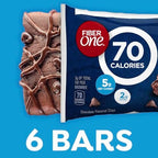 Fiber One 70 Calorie Brownies, Chocolate Fudge Snack Bars, 6 Ct, 5.34 oz (Pack of 8)
