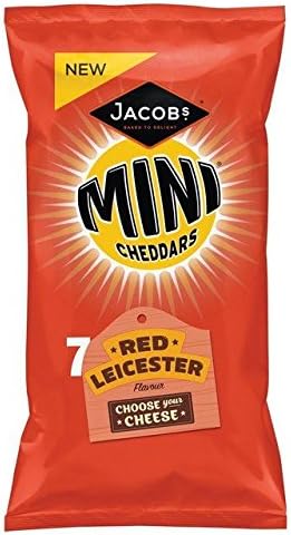 Jacob's Mini Cheddars Red Leicester 7 pack - 7 x 25g (0.39lbs)