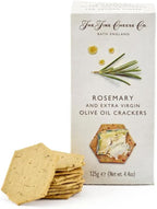 The Fine Cheese Co. Rosemary and Extra Virgin Olive Oil Crackers for Cheese | Imported from England | 4.4 ounce