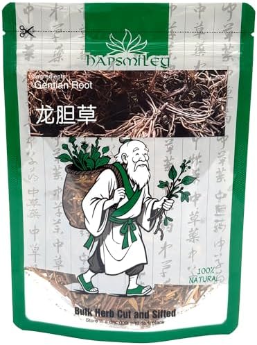 Dried Gentian Root - (Gentiana scabra/Long Dan Cao/龙胆草) 2Oz (60g) | Pure Herbal Raw Material