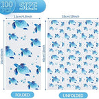 Yisong 200 Pcs Turtle Disposable Hand Towels Paper Napkins for Bathroom Guest Decorative Soft Towels Ocean Party Supplies Summer Sea Decoration for Graduation Birthday Holiday Wedding Baby Shower