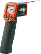 Extech IR267 Mini Infrared Thermometer with Type-K Input - Dual Laser Targeting, -58 to 1112°F Range, Adjustable Emissivity, Backlit LCD, Min/Max/Hold
