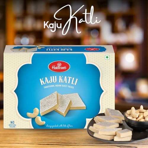 Haldiram's Kaju Katli, Vegetarian, 200 G X 1 Box