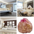 Cand 3 Gallon Garbage Bags, Colorful Clear Trash Bags for Office Home, 9 Rolls / 180 Counts