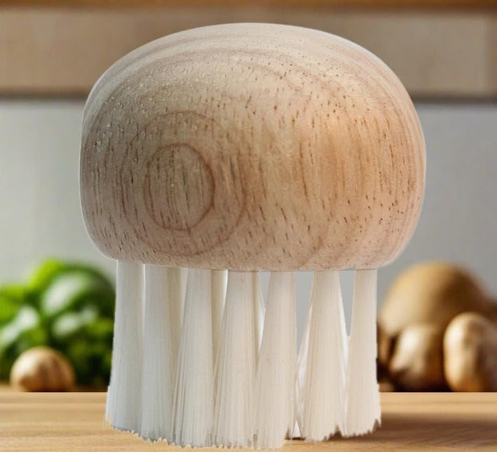 Cuisinox Mushroom Brush with Wooden Top