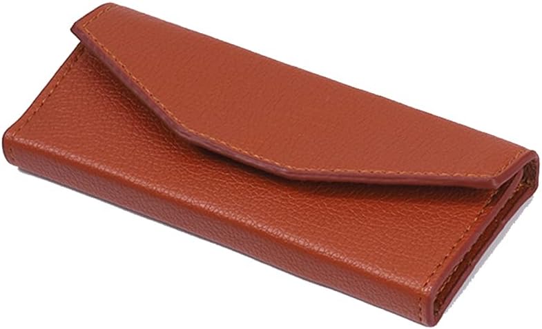 1 Piece PU Leather Empty Tweezers Storage Bag Eyelash Extensions Multi-pockets Travel Case for Eyelash Grafting Extension Tweezers (Brown)