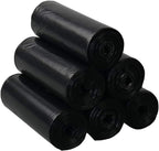 Gloreen Small Trash Bag, 1.2 Gallon Black Unscented Leakproof Garbage Liners(6 Rolls, 150Counts)