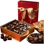 Gudrun Belgian Chocolate Box Bag Assorted Chocolates Gold Box + Bag