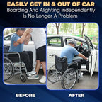 4 in 1 Car Handle Assist for Elderly Car Door Handle - Multifunction Car Transfer Aid - Help Elderly Get Out of Car, Auto Cane Portable Vehicle Support Handle for Seniors, Handicapped, Max 450 Pounds