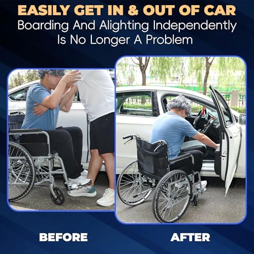 4 in 1 Car Handle Assist for Elderly Car Door Handle - Multifunction Car Transfer Aid - Help Elderly Get Out of Car, Auto Cane Portable Vehicle Support Handle for Seniors, Handicapped, Max 450 Pounds