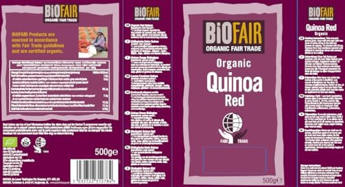 Biofair - Fair Trade Organic Quinoa Grain - Red - 500g