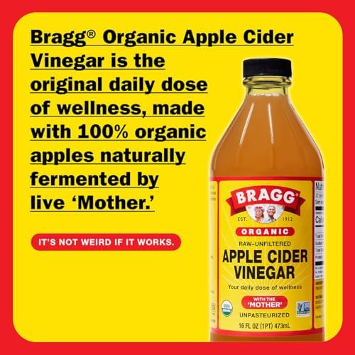 Bragg Organic Apple Cider Vinegar with the Mother - 16 fl oz - Raw and Unfiltered