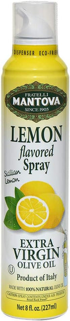 Mantova Spray 100% Extra Virgin Olive Oil Lemon 8 Ounce