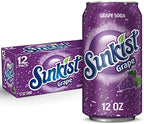 Sunkist Grape Soda 12Oz 24/Cs