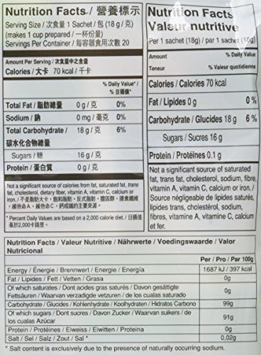 Ginger Drink Gold Kili 40 Sachets Packed in 2 Bags, 12.6 oz (With Honey)