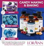 LorAnn Oils Super Strength Flavoring - Used For Candy Making, Flavoring Extracts, Baking, Hard Candy, and Flavor Oils - Bold, Natural Flavors 4X Stronger Than Extracts - Blueberry, 1 fl oz