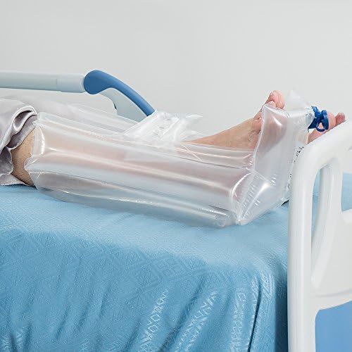 Repose Foot Protector - Pressure Relieving Inflatable Foot Cushion with Manual Pump for Feet and Heels - Clinically Proven to Prevent and Relieve Foot Bedsores - Standard Size, Pair