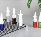 6 PCS 15ml(0.51oz) Plastic Nasal Bottles Portable Empty Refillable Fine Mist Atomizers Mist Nasal Spray Bottles Sprayer Jar Pot Container for Perfumes Essential Oils Saline Water Applications