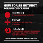 HOTSHOT 1.7 Fl Oz Pack of 6 - Spicy Mango Muscle Cramp Relief Drink - Natural Spice Extract Sports Shot for Muscle Cramps and Muscle Spasms - Fast Acting Cramp Relief Formula for Athletes