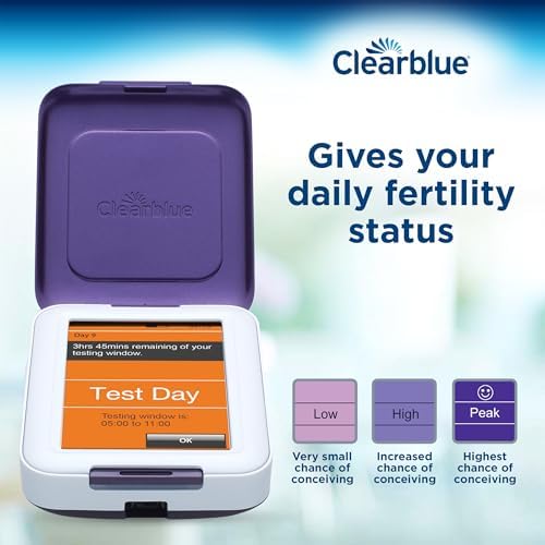 Clearblue Fertility Bundle: Fertility Monitor, 1 Touch-Screen Monitor, 1ct + Fertility Test Sticks, 30ct