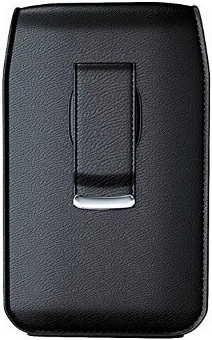 Classic Premium Pouch Case with Belt Clip for Freestyle Libre 3 Freestyle Libre 2 (V1-Black)