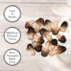 Roland Foods Whole Peeled Straw Mushrooms, Specialty Imported Food, 15 Ounce Can, Pack of 8