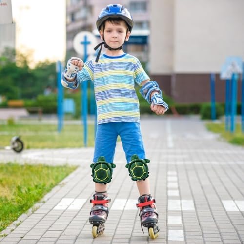 Kids Protective Gear Set - Soft Knee Pad Elbow Pad,for Skiing Skating Snowboard | for Winter Sport Skiing Skating