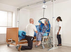 Platinum Health Elevate 440 Professional Overhead Patient Lift System. Hospital-Graded Ceiling Lift with Freestanding Gantry. Outperforms Obsolete - Style Sling Lifters. Easy Tool-Less Setup.