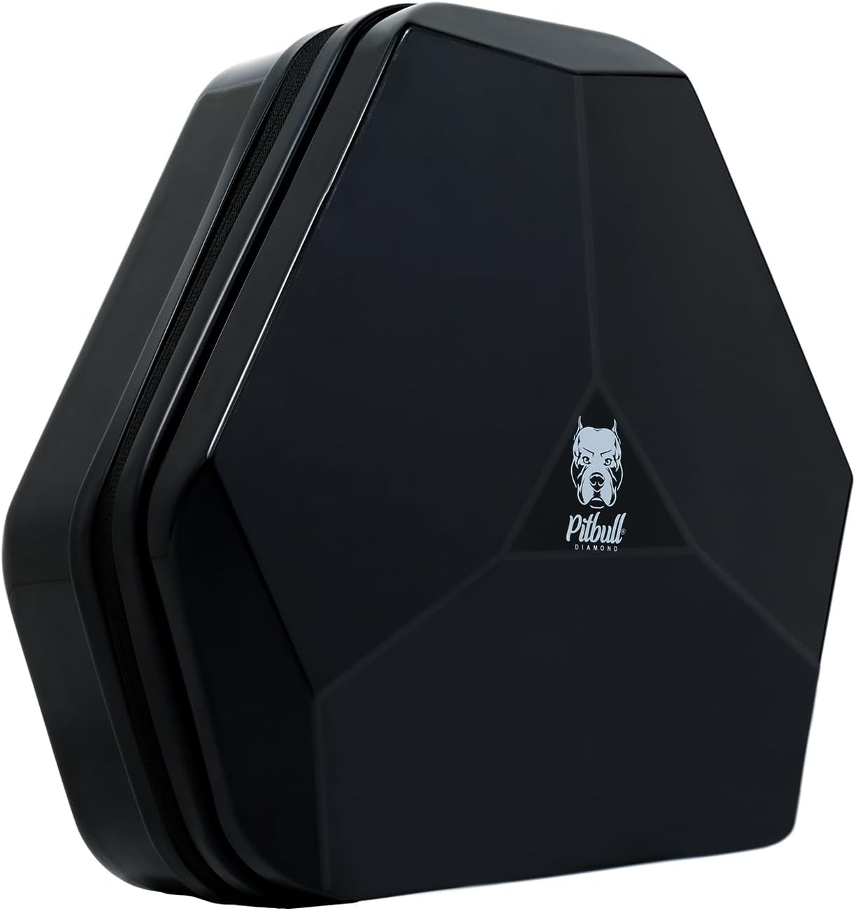 Skull Shaver Pitbull Diamond Travel Case - Durable Glossy Case for Shaver Storage - Compact Organizer - Travel-Friendly Design - Great Gift Idea