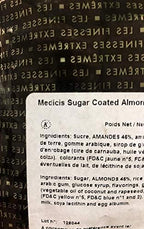 Medicis Premium Candied Almond Dragees (French Jordan Almonds) Sugar Coated Candies Ideal as a Party Favor for Weddings and Baby Showers 330 Count Bag 2.2lbs (White)