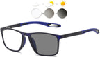 Photochromic Reading Glasses Blue Light Blocking Sun Readers Eyeglasses UV Protection TR90 Sunglasses Eyewear