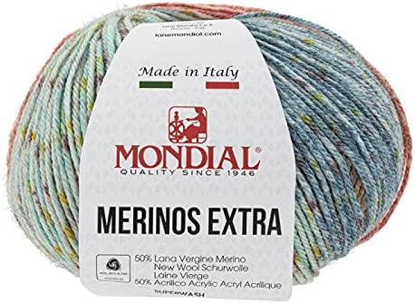 Mondial Extra Merinos 100 g 245 m Balls - Multicoloured 952
