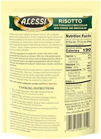 Alessi Autentico, Premium Seasoned Risotto, Italian Arborio Rice, Easy to Prepare, 6.5 Ounce (Cheese & Broccolini, Pack of 6)