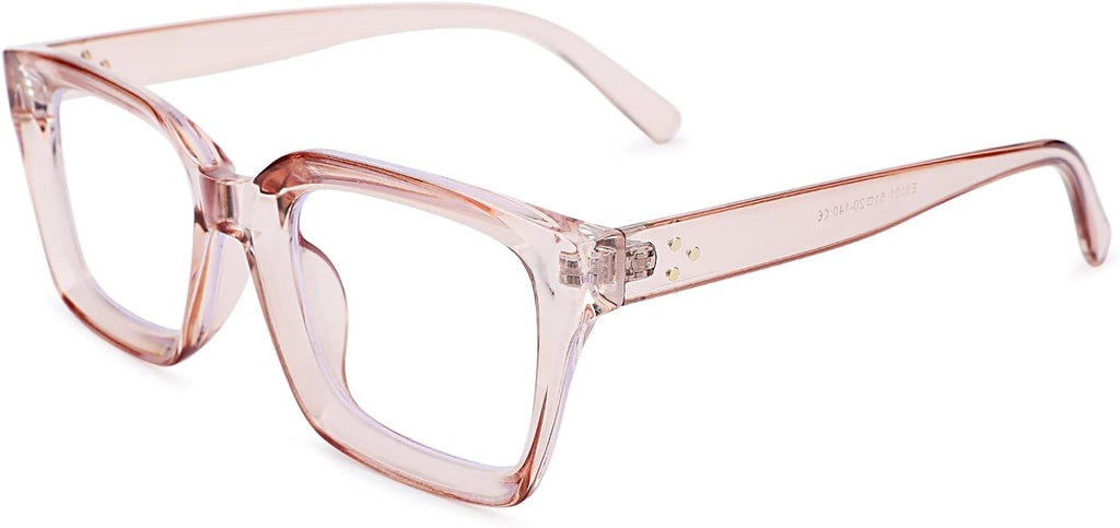 COASION Blue Light Blocking Eyeglasses Classic Thick Square Rim Frame Eyewear for Women Men