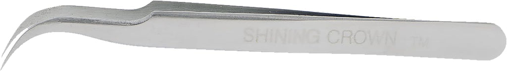 SHINING CROWN Curved Tweezers for Eyelash Extensions 1PC