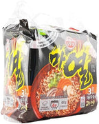 OTTOGI MAYEUL Ramen, 4 Pack of Super Spicy Bold Garlic flavor Korean Instant Noodle, Bold Savory Broth Soup (4.23oz x 4)