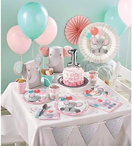 Enchanting Elephants Girl Napkins, 16 ct