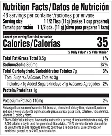 Knorr Professional Vegetable Soup Mix Vegetarian, No Artificial Flavors, No added MSG, 19.01 oz, Pack of 6