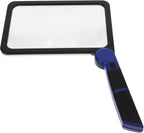Beaupretty Handheld Reading Magnifier Led Light Magnifier for Books Portable Folding Magnifying Tool Senior-Friendly Design