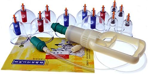 Kangzhu 12-Cup Biomagnetic Chinese Cupping Therapy Set