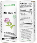 Siberian Milk Thistle Oil | 100% Natural Extra Virgin Cold Pressed 100 ml / 3.4 fl oz | Unrefined Raw