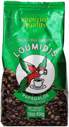 Papagalos Loumidis Ground Coffee, 16 Ounce