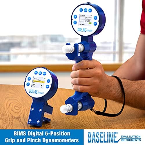 Baseline BIMS Digital 5-Position Grip and Pinch Dynamometer Set