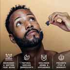Striking Viking Citrus Beard Oil for Men - 2 Fl Oz - Moisturizing & Softening Formula - Supports Fuller Beard Growth - Soothing Tea Tree & Jojoba Oil Infusion