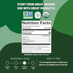 FGO Organic Green Tea, 100 Count Eco-Conscious Tea Bags, Caffeinated, Resealable Pouch, Packaging May Vary (Pack of 1)