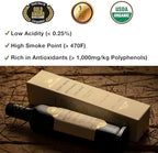 Entimio Intenso Organic Italian Extra Virgin Olive Oil from Italy, 1,000+ mg/kg High in Polyphenols, 2025 Gold Winner, Puglia Early Harvest evoo, Cold Extracted, Lab Tested - 16.9 fl oz