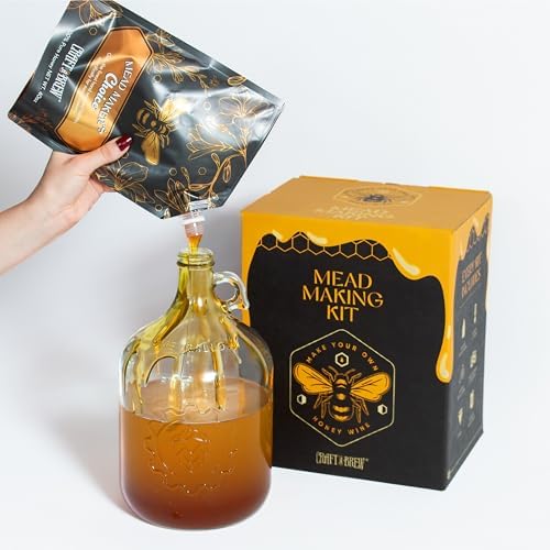 Craft A Brew - Mead Maker’s Choice - Orange Blossom Honey for Mead Making & Fermentation – 100% Pure Raw Honey - 40 oz