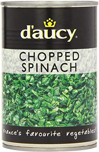 D'Aucy Chopped Spinach - 395g - Pack of 2