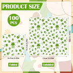 100 Pcs Passover Napkins Passover 10 Plagues Frogs Paper Napkins Seder Pesach Disposable Napkin Disposable Hand Napkin Towels Paper Goods Set for Bathroom Kitchen Party Supply Table Decor